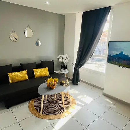 Superbe Duplex Design Neuf 2 Chambres, Climatise Tout Confort, Facile D,Acces Stationnement Gratuit Marseille Exterior photo