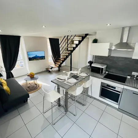 Superbe Duplex Design Neuf 2 Chambres, Climatise Tout Confort, Facile D,Acces Stationnement Gratuit Marseille Exterior photo
