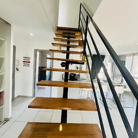 Superbe Duplex Design Neuf 2 Chambres, Climatise Tout Confort, Facile D,Acces Stationnement Gratuit Marseille Exterior photo